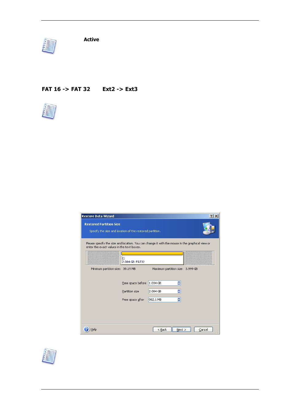 7 changing the restored partition file system | Acronis True Image Echo Server for Windows - User Guide User Manual | Page 52 / 117