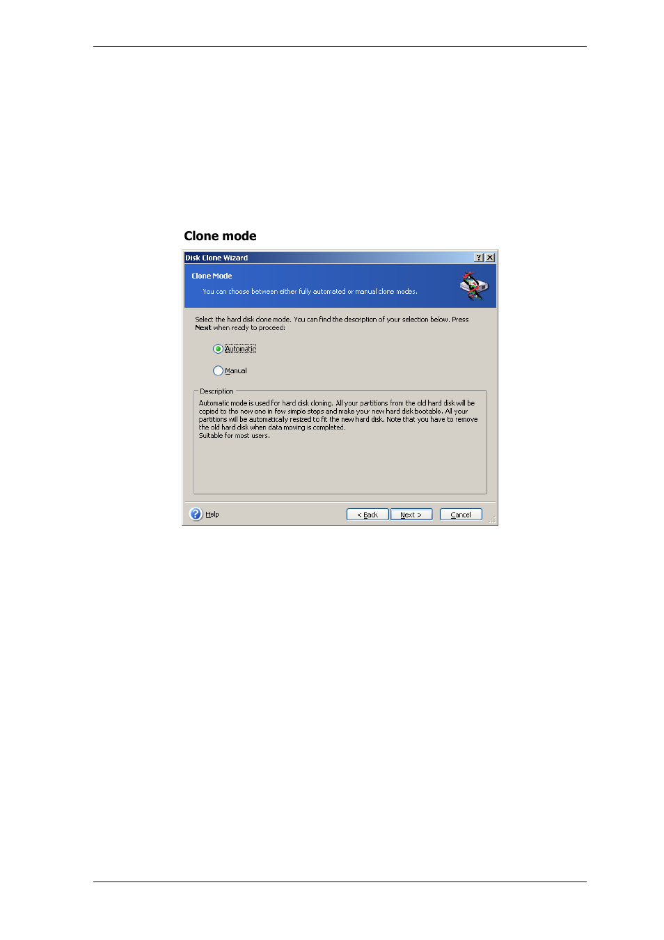 3 executing transfers, 1 selecting clone mode, 2 selecting source disk | Acronis True Image Echo Server for Windows - User Guide User Manual | Page 91 / 117