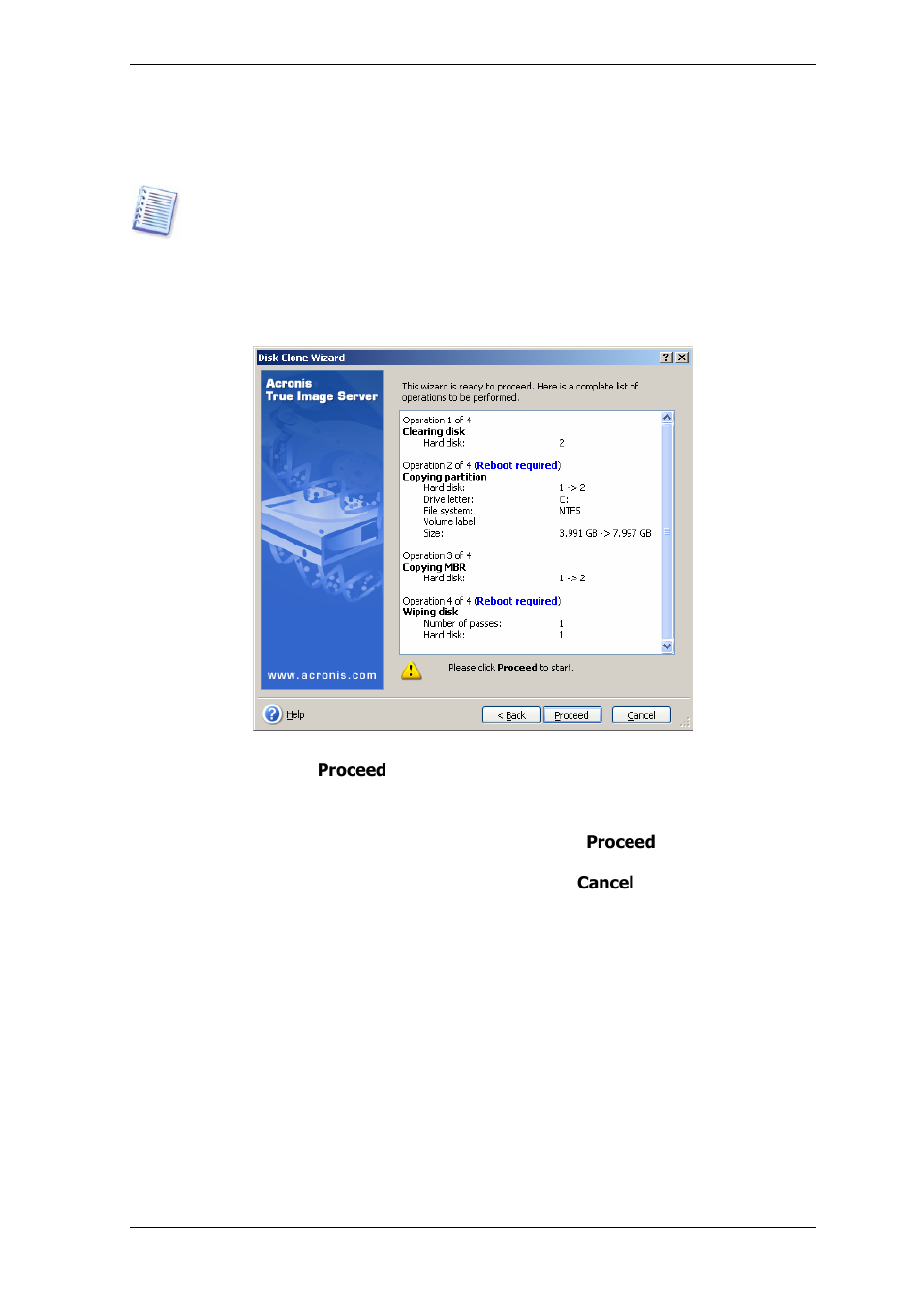 11 cloning summary, 4 cloning with manual partitioning, 1 old and new disk partition layouts | Acronis True Image Echo Server for Windows - User Guide User Manual | Page 97 / 117