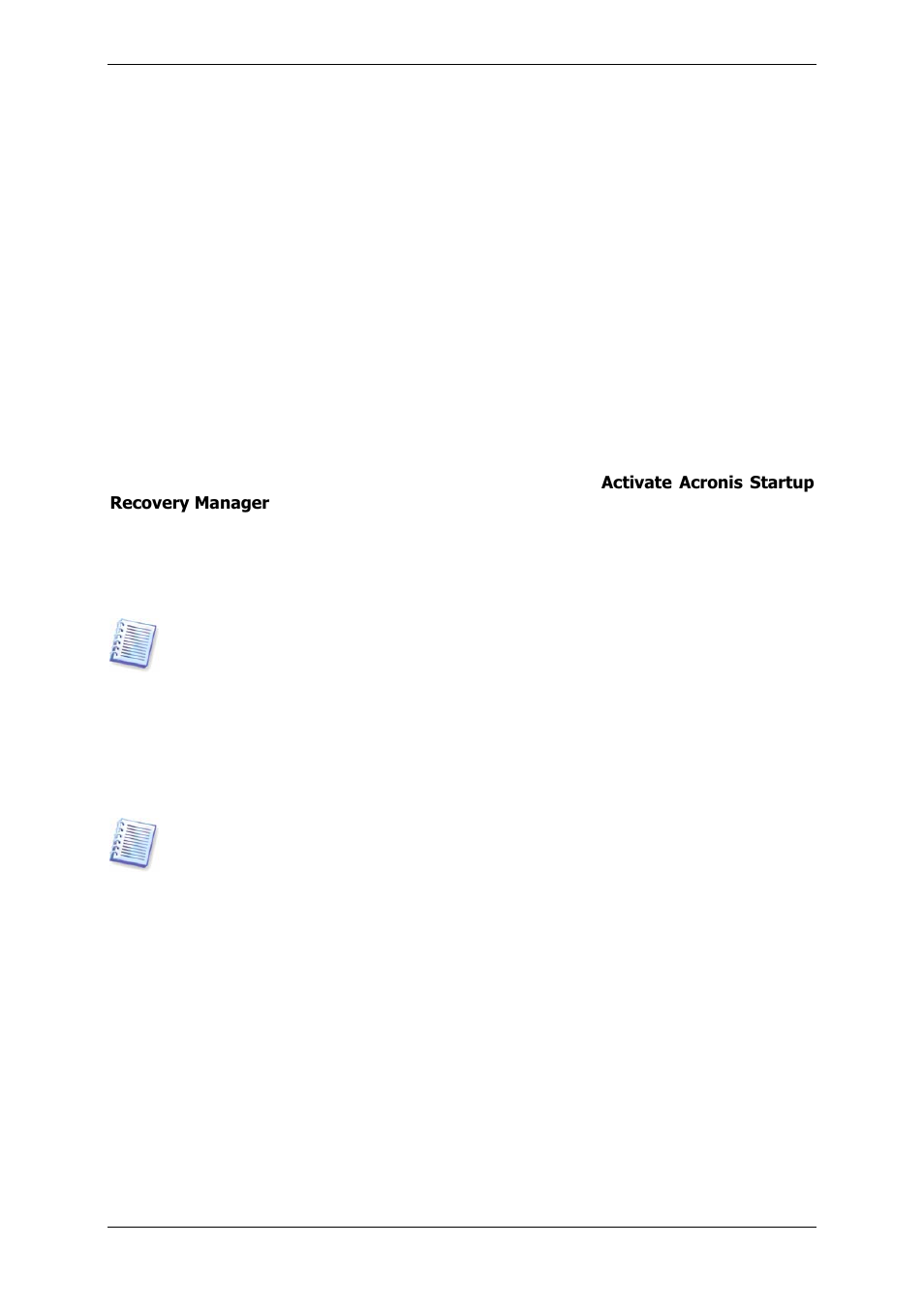 4 acronis startup recovery manager, 1 how it works, 2 how to use | 5 acronis snap restore, 2 how o use | Acronis True Image 9.1 Server for Windows - User Guide User Manual | Page 16 / 91