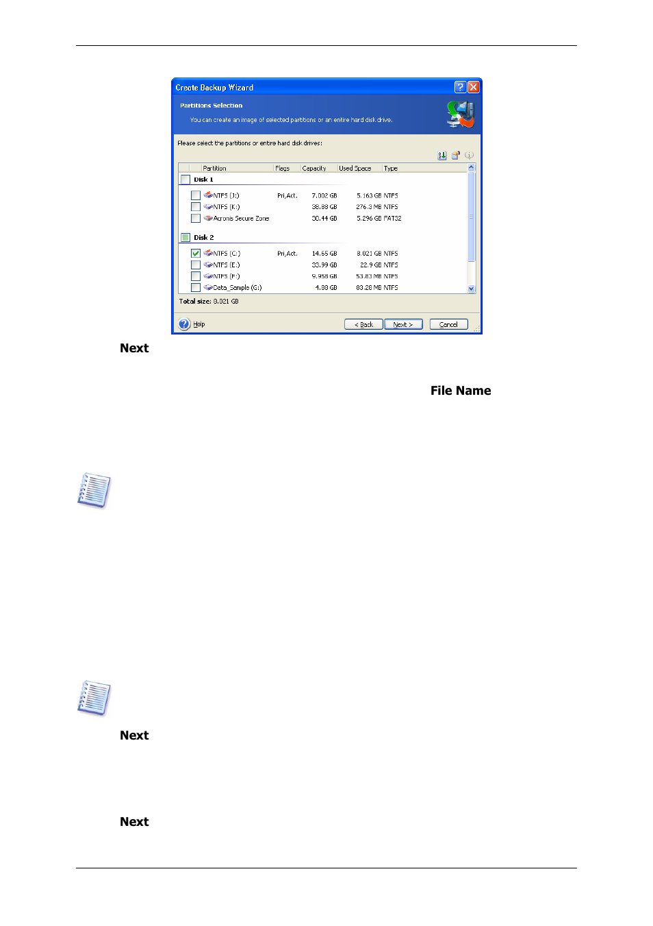 Acronis True Image 9.1 Server for Windows - User Guide User Manual | Page 31 / 91