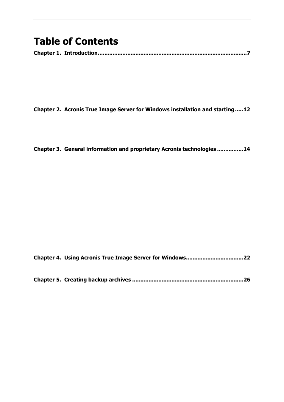 Acronis True Image 9.1 Server for Windows - User Guide User Manual | Page 4 / 91