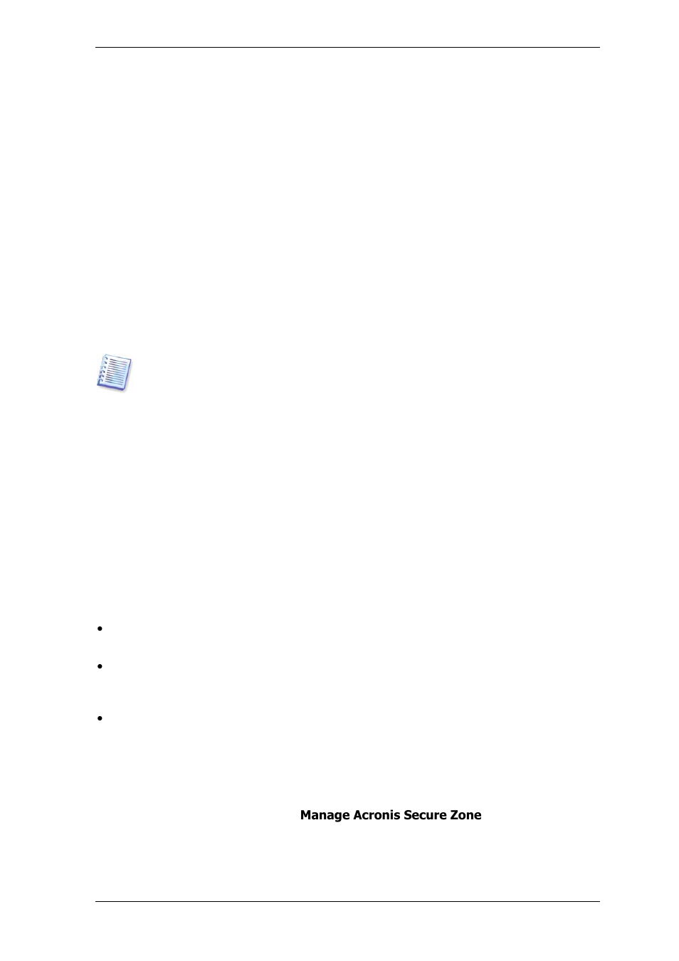 3 acronis secure zone | Acronis True Image Echo Server for Linux - User Guide User Manual | Page 14 / 87
