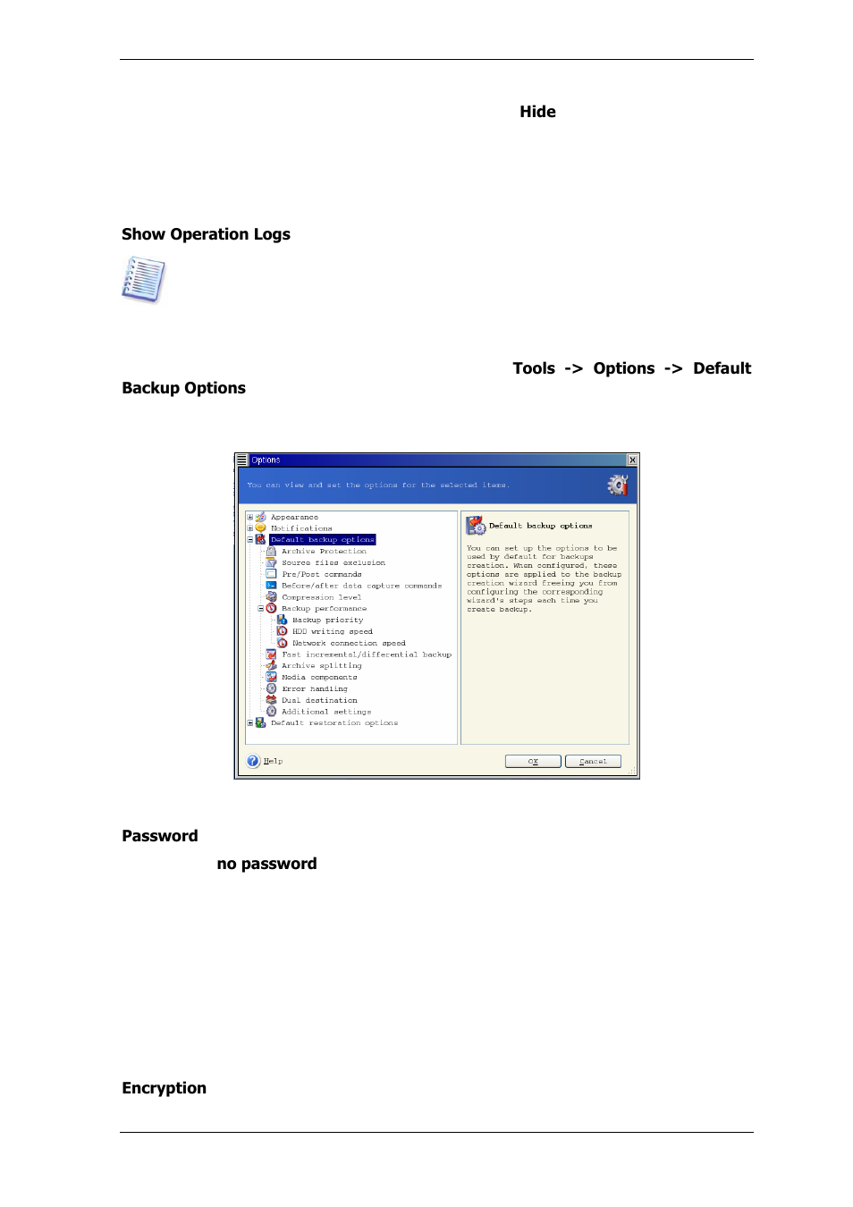 3 setting backup options, 1 archive protection | Acronis True Image Echo Server for Linux - User Guide User Manual | Page 28 / 87