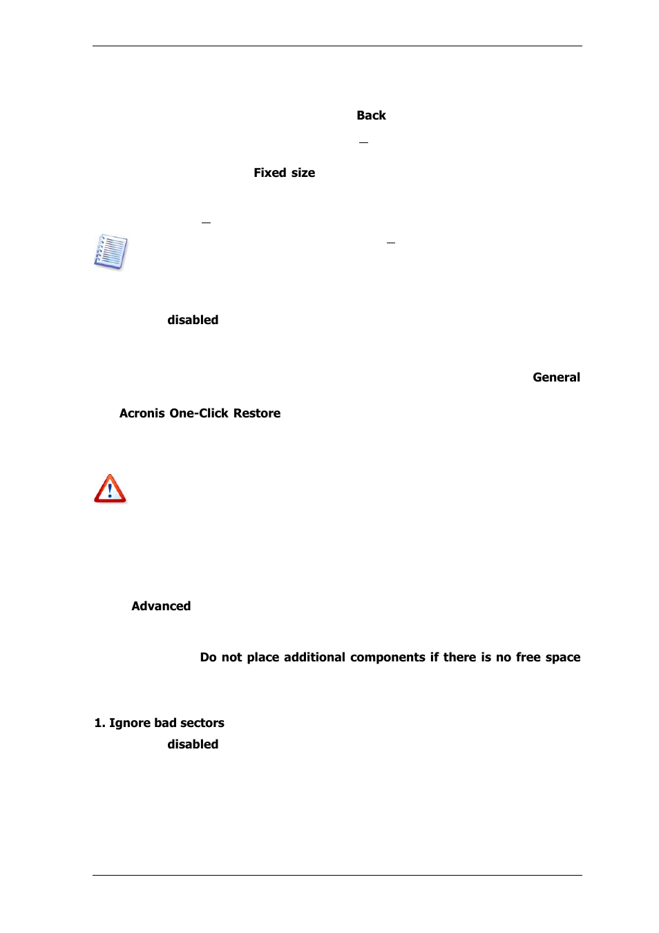 9 media components, 10 error handling | Acronis True Image Echo Server for Linux - User Guide User Manual | Page 32 / 87