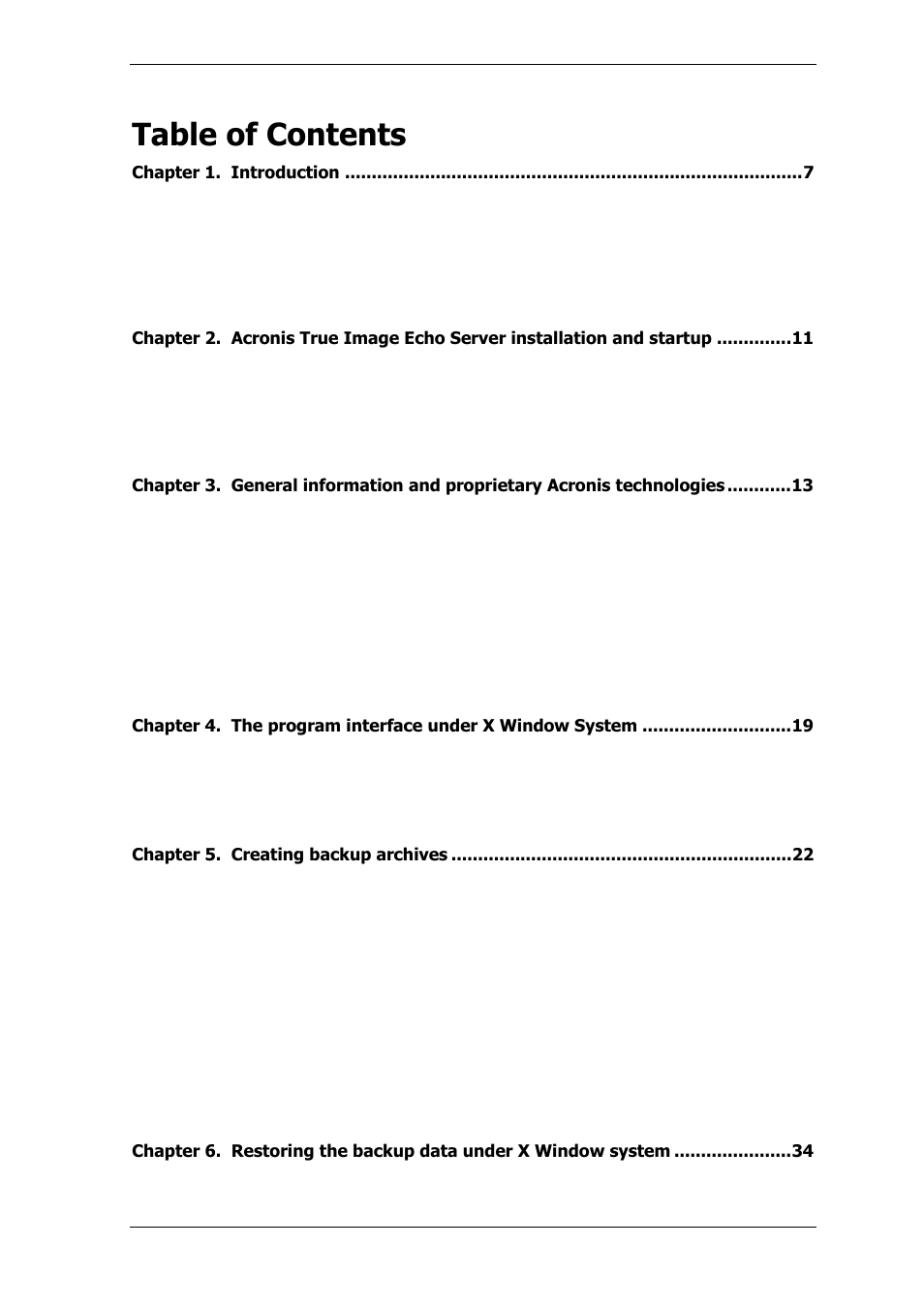 Acronis True Image Echo Server for Linux - User Guide User Manual | Page 4 / 87