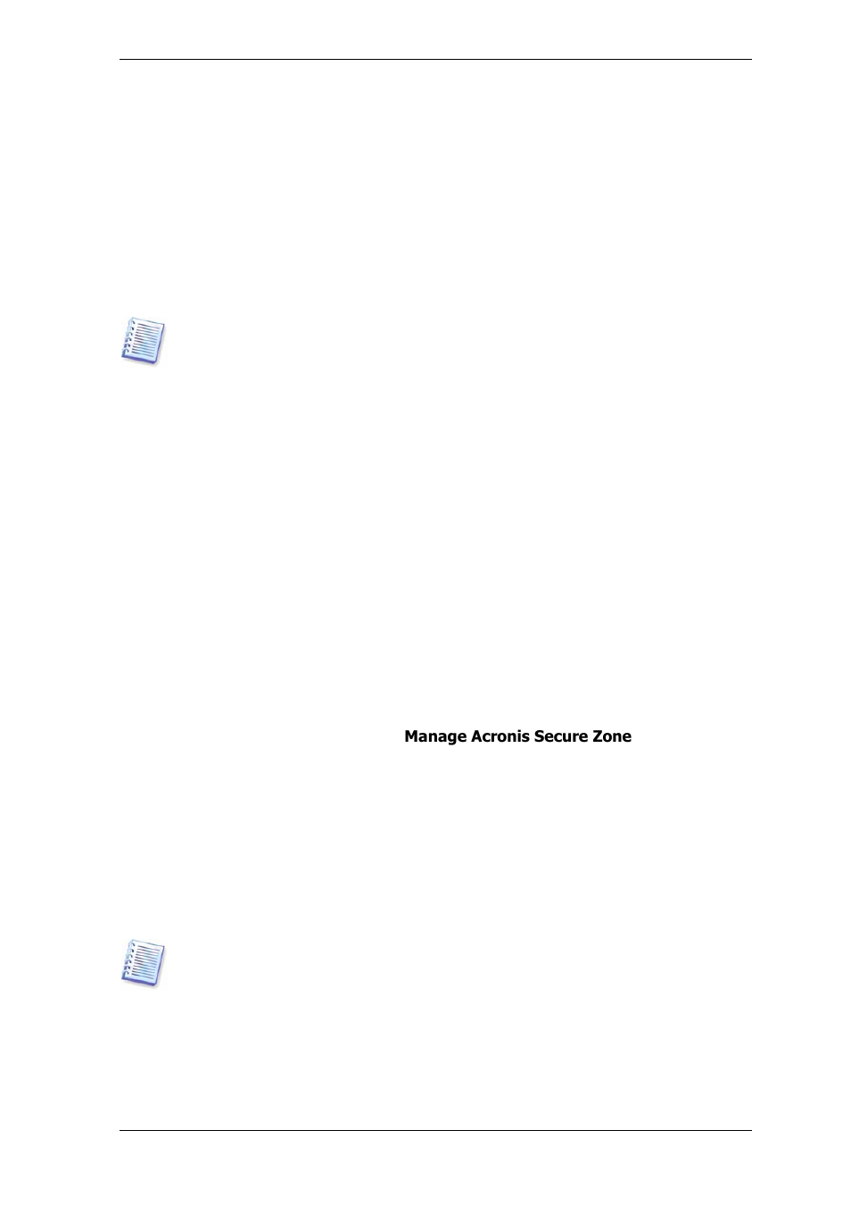 3 resizing acronis secure zone, 2 activating and deactivating acronis startup, Recovery manager | Acronis True Image Echo Server for Linux - User Guide User Manual | Page 55 / 87