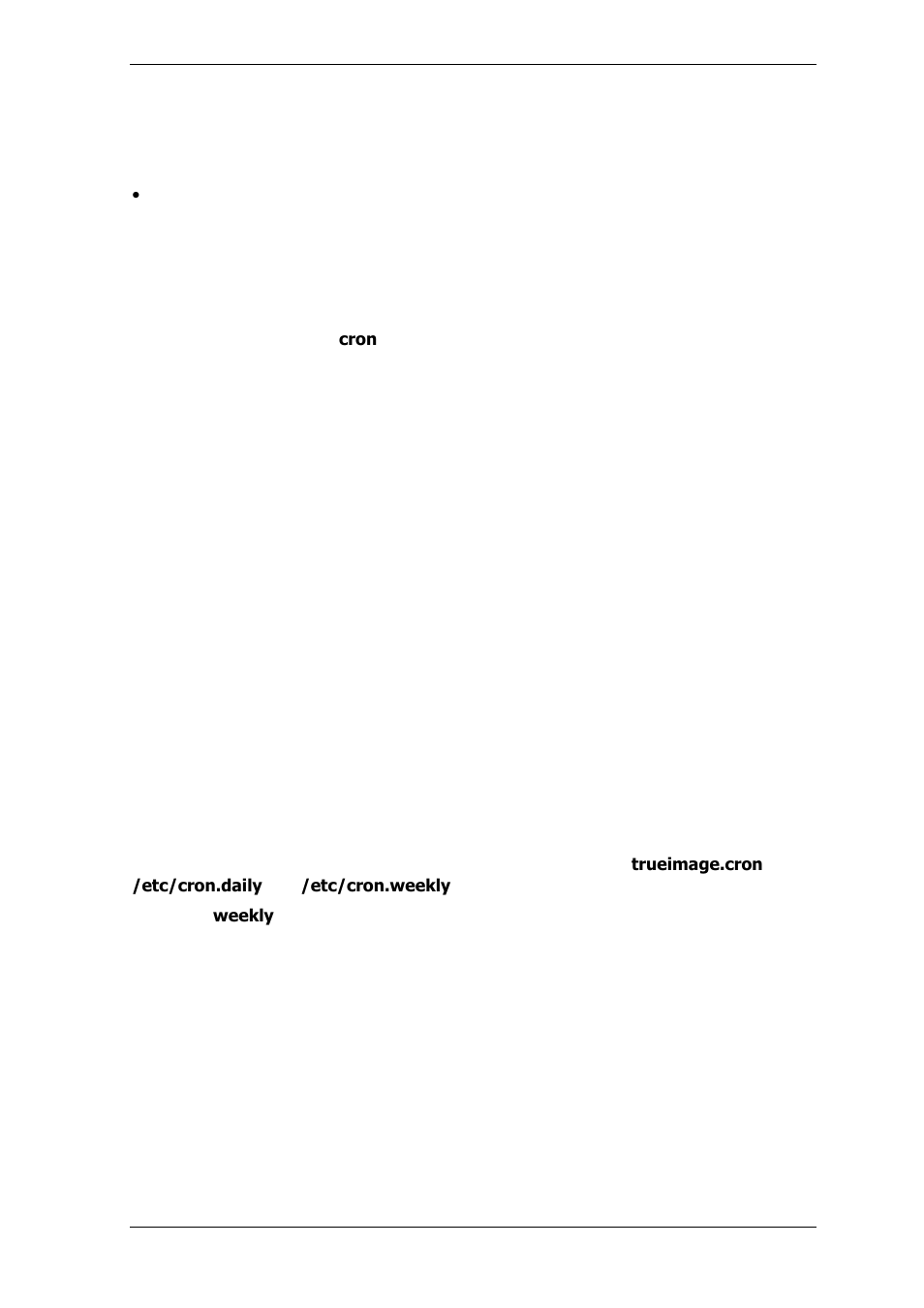 2 automatic image creation using cron service, List | Acronis True Image Echo Server for Linux - User Guide User Manual | Page 75 / 87