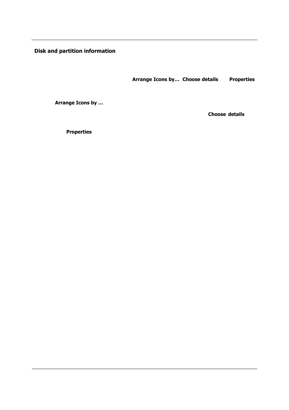 Disk and partition information | Acronis True Image 9.1 Server for Linux - User Guide User Manual | Page 19 / 82
