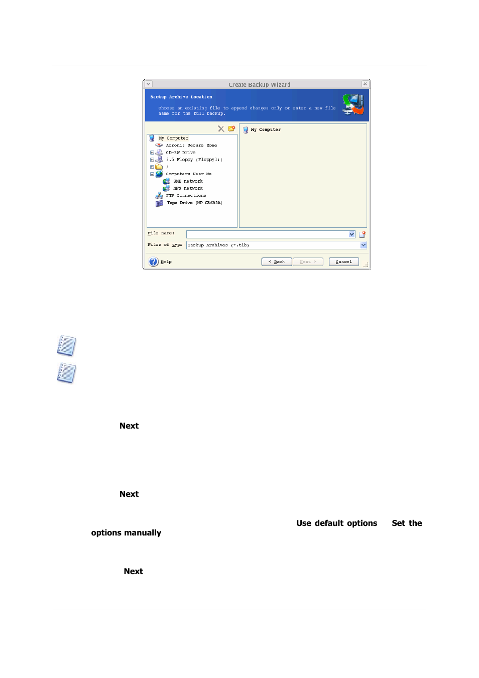 Acronis True Image 9.1 Server for Linux - User Guide User Manual | Page 26 / 82