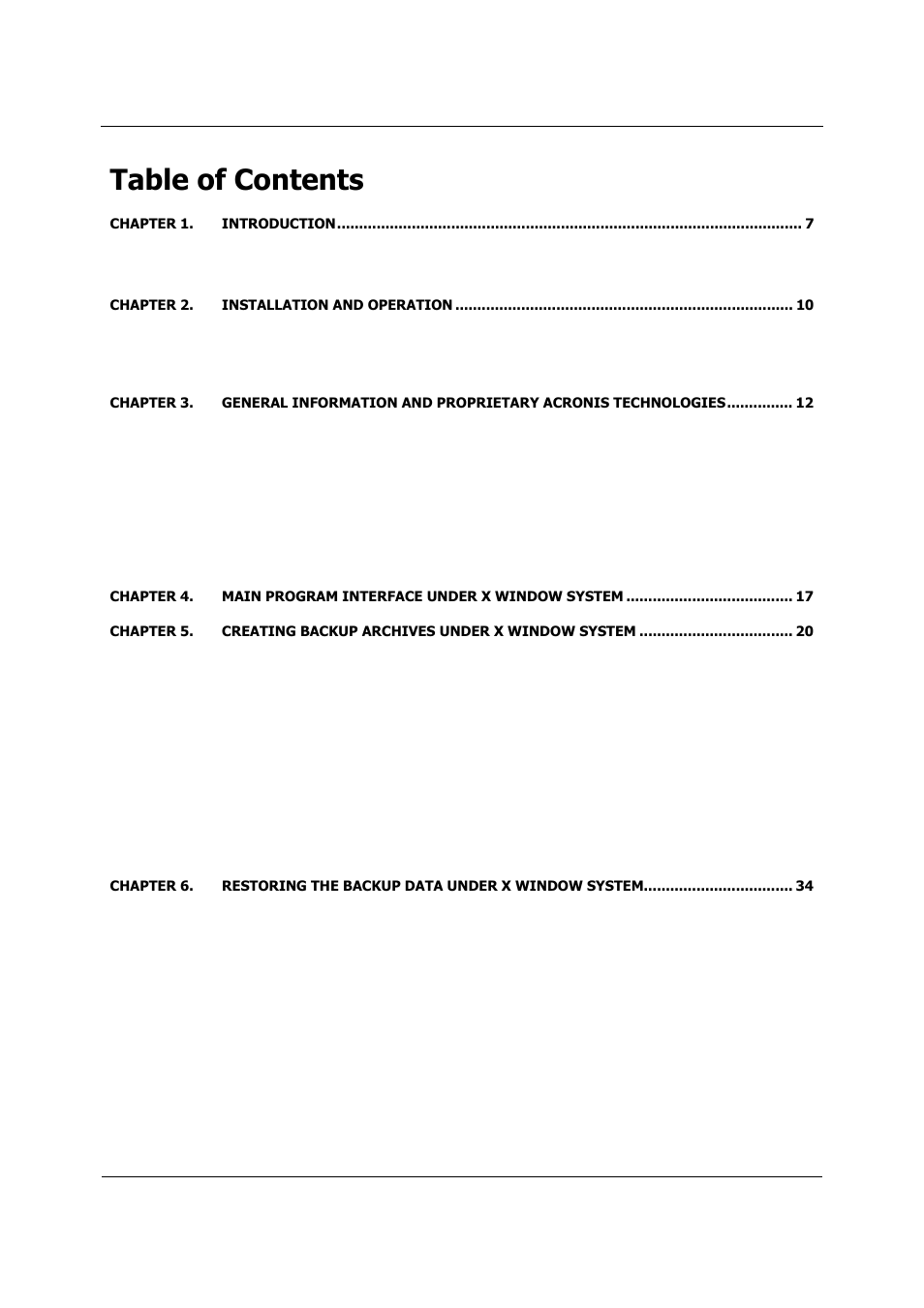 Acronis True Image 9.1 Server for Linux - User Guide User Manual | Page 4 / 82
