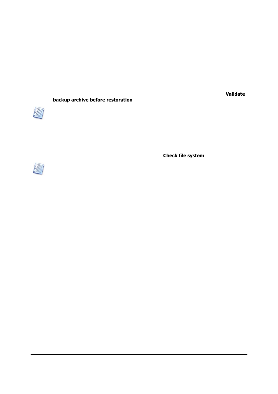 Additional settings | Acronis True Image 9.1 Server for Linux - User Guide User Manual | Page 48 / 82