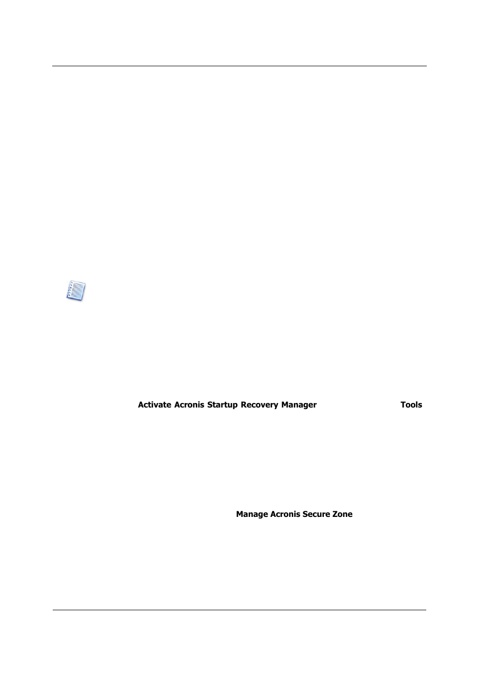 Resizing acronis secure zone, Esizing, Cronis | Ecure | Acronis True Image 9.1 Server for Linux - User Guide User Manual | Page 56 / 82