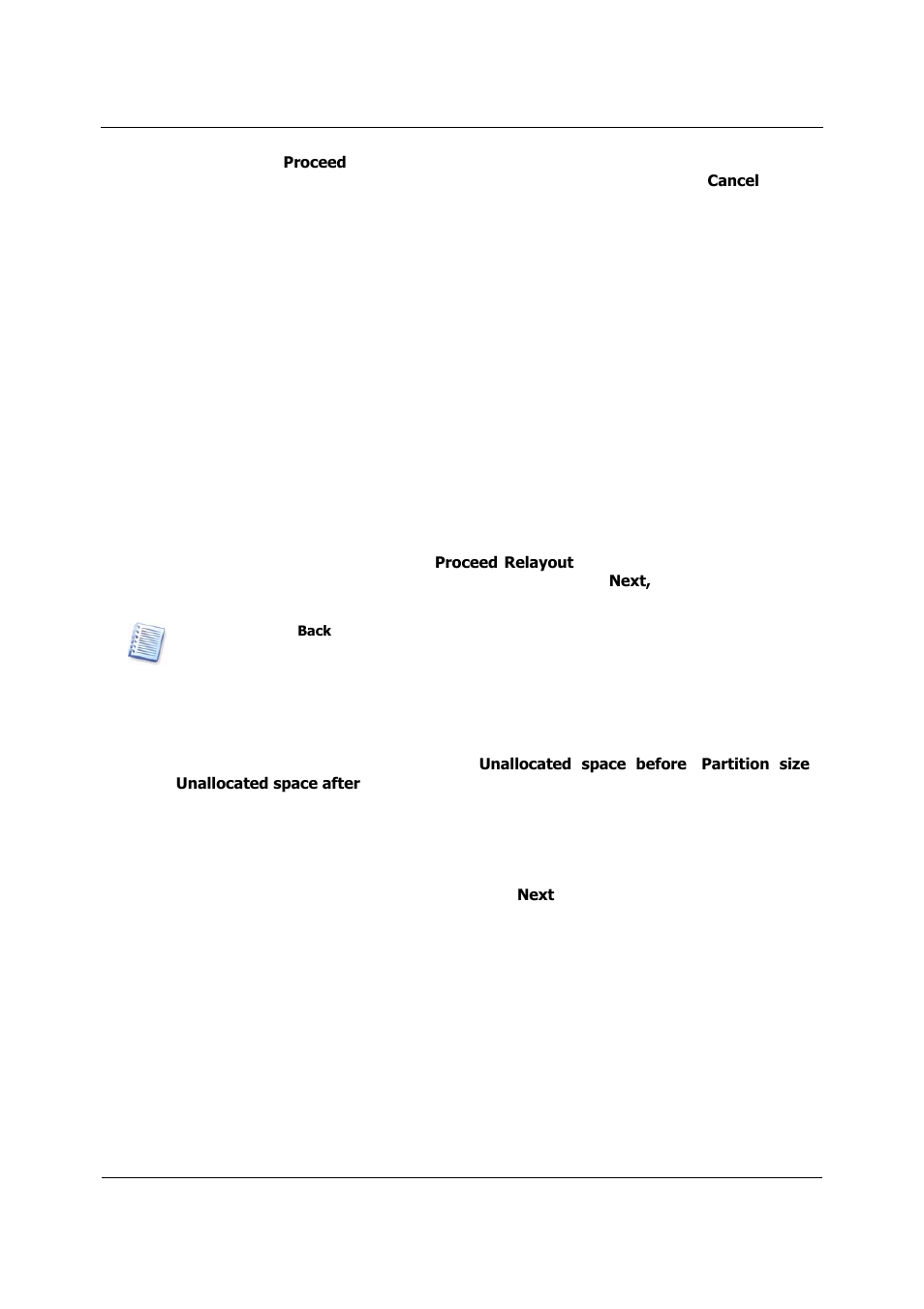 Cloning with manual partitioning, Old and new disk partition layouts, Loning with manual partitioning | Acronis True Image 9.1 Server for Linux - User Guide User Manual | Page 80 / 82