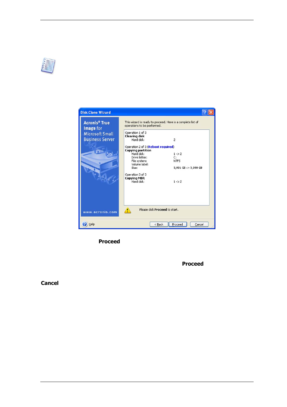 11 cloning summary, 4 cloning with manual partitioning, 1 old and new disk partition layouts | Acronis True Image for MS SBS Server  - User Guide User Manual | Page 138 / 157