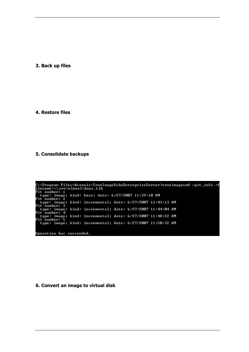 Acronis True Image for MS SBS Server  - User Guide User Manual | Page 153 / 157