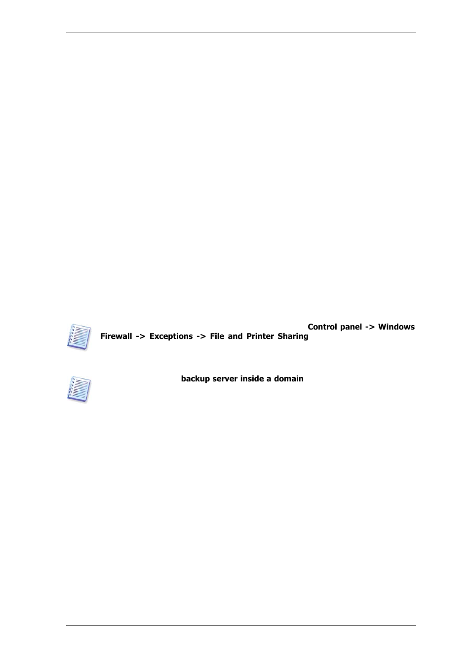 2 installation of acronis group server, 3 acronis backup server installation and setup | Acronis True Image for MS SBS Server  - User Guide User Manual | Page 21 / 157
