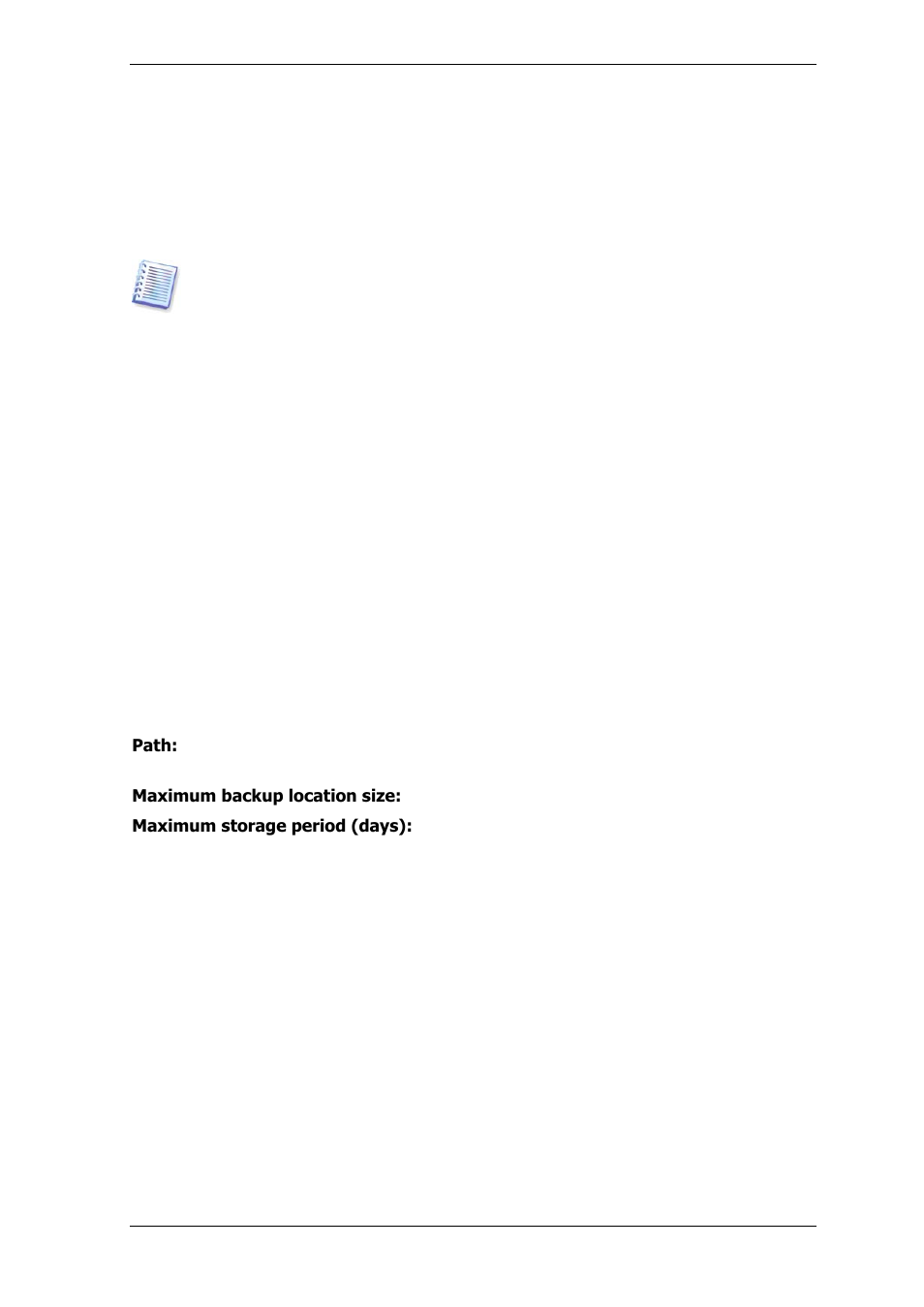 5 acronis backup server, 1 backup locations, 5 acronis backup | Server | Acronis True Image for MS SBS Server  - User Guide User Manual | Page 30 / 157