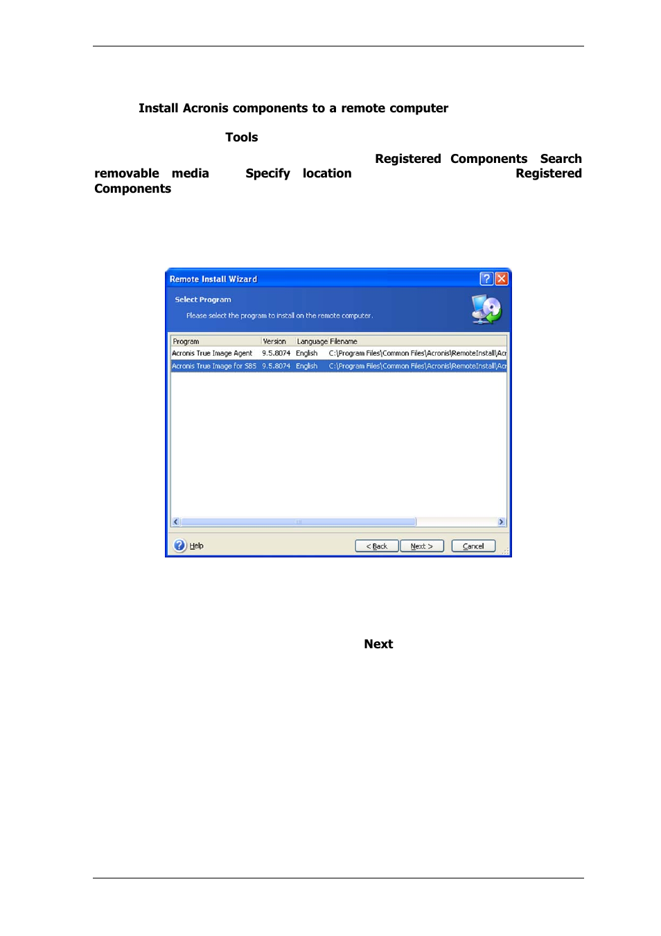 Acronis True Image for MS SBS Server  - User Guide User Manual | Page 41 / 157
