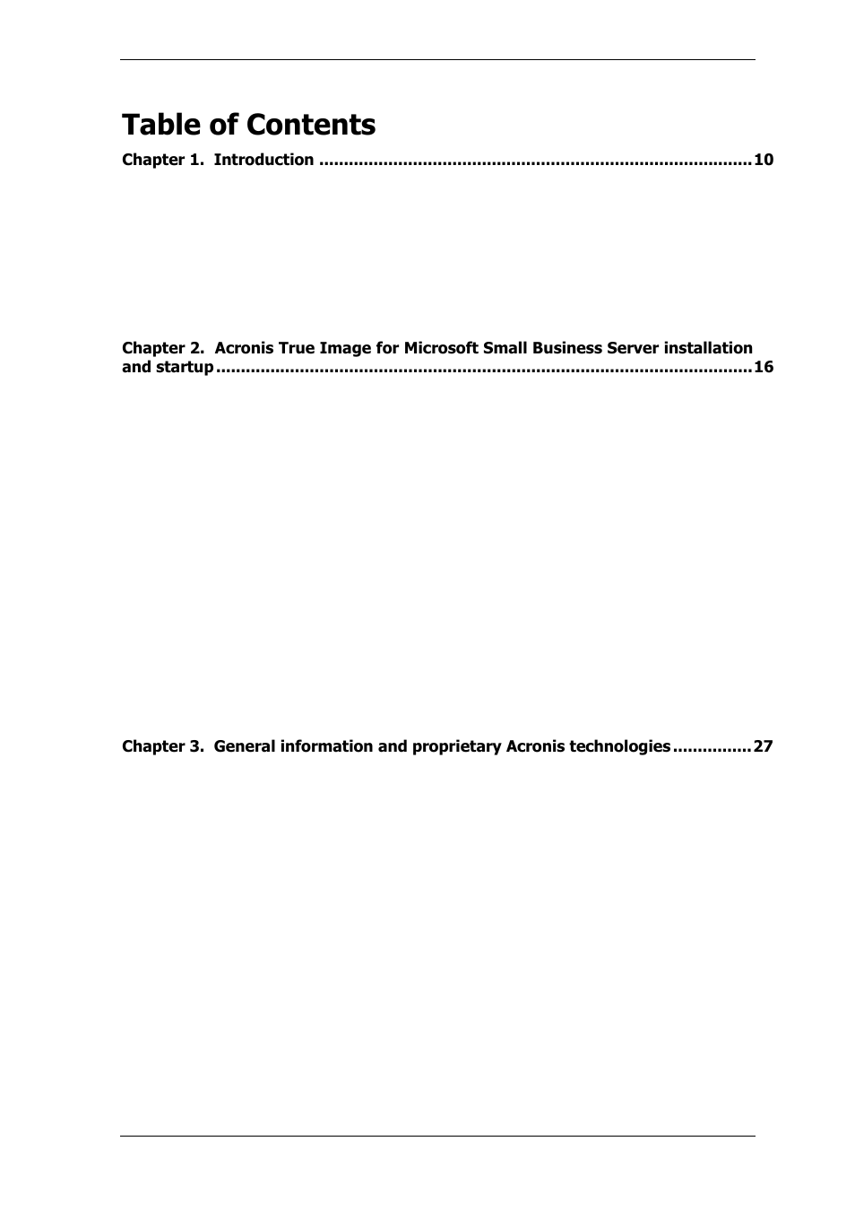 Acronis True Image for MS SBS Server  - User Guide User Manual | Page 6 / 157