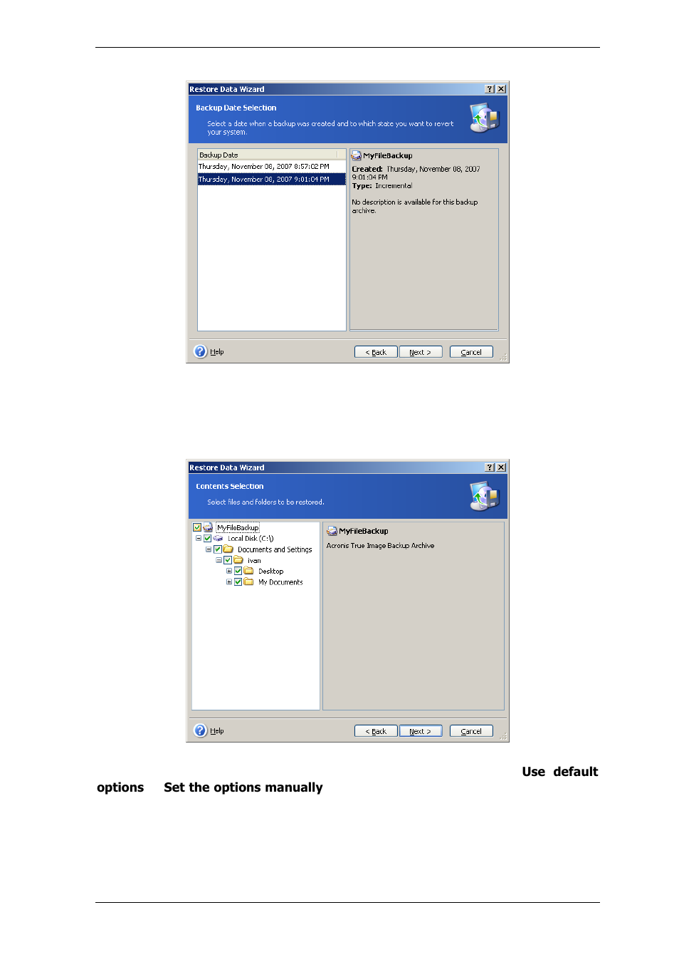 Acronis True Image for MS SBS Server  - User Guide User Manual | Page 85 / 157