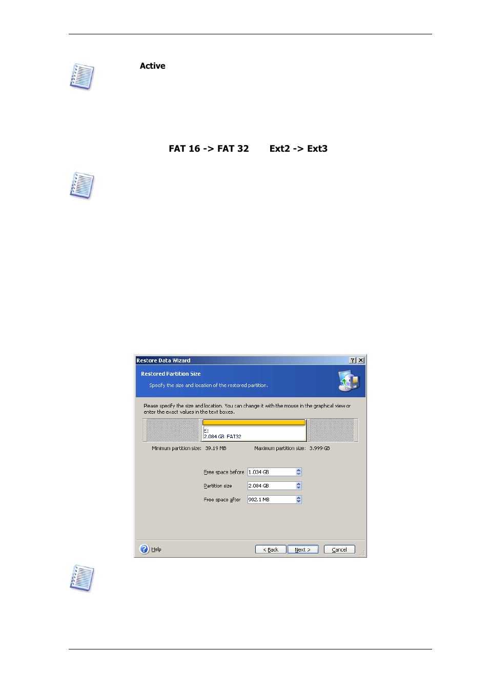 7 changing the restored partition file system | Acronis True Image for MS SBS Server  - User Guide User Manual | Page 91 / 157