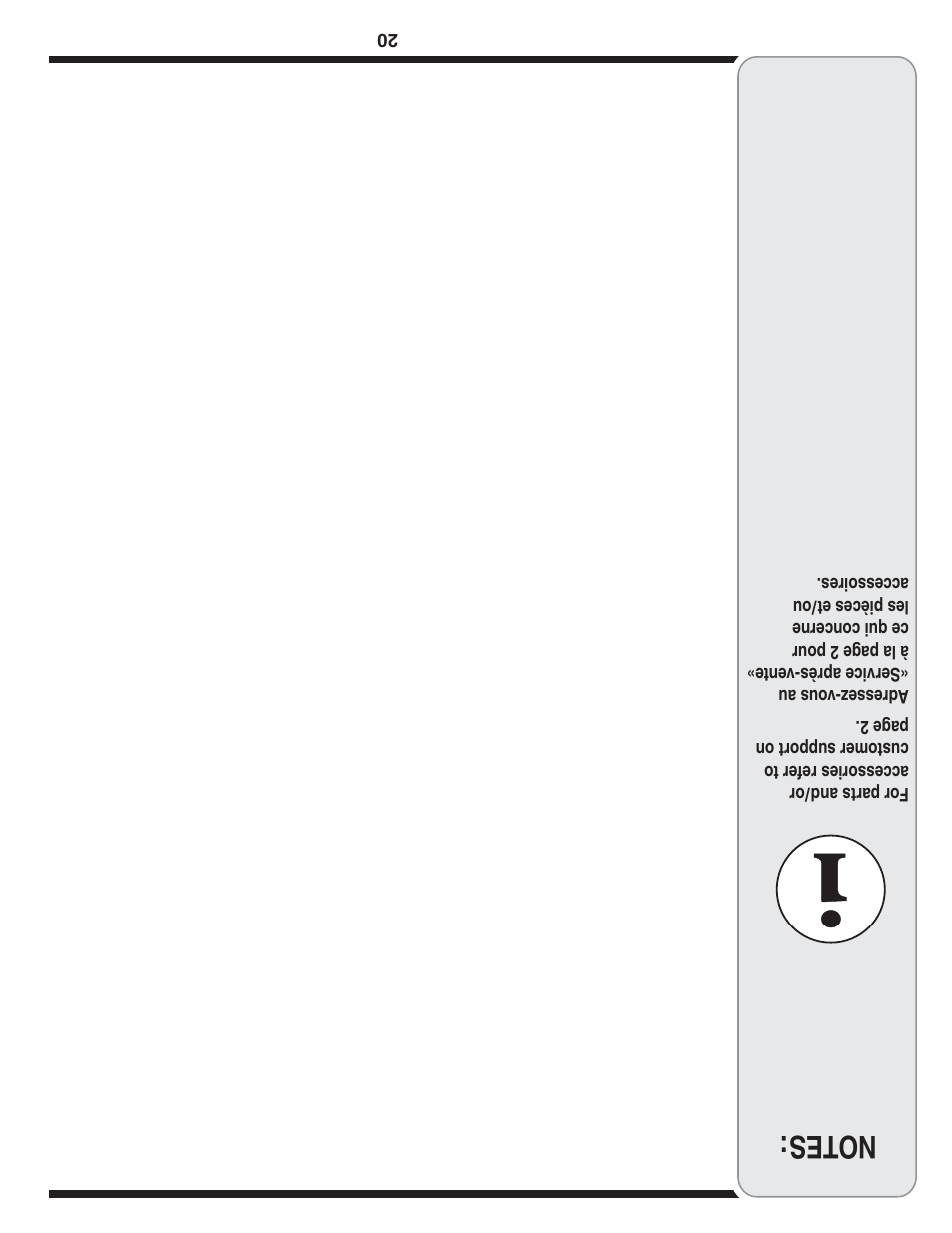 Not es | Bolens 31AE6GKF500 User Manual | Page 29 / 48