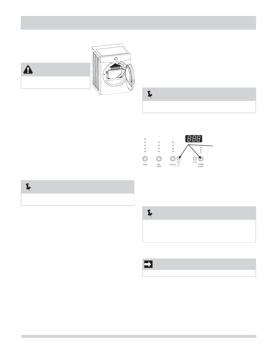 Operating instructions, Important, Caution | FRIGIDAIRE FAQG7001LW User Manual | Page 7 / 18