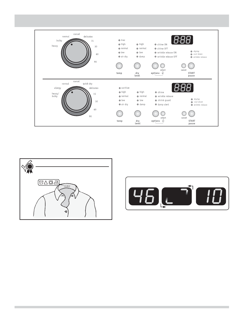 Operating instructions | FRIGIDAIRE FAQG7001LW User Manual | Page 8 / 18