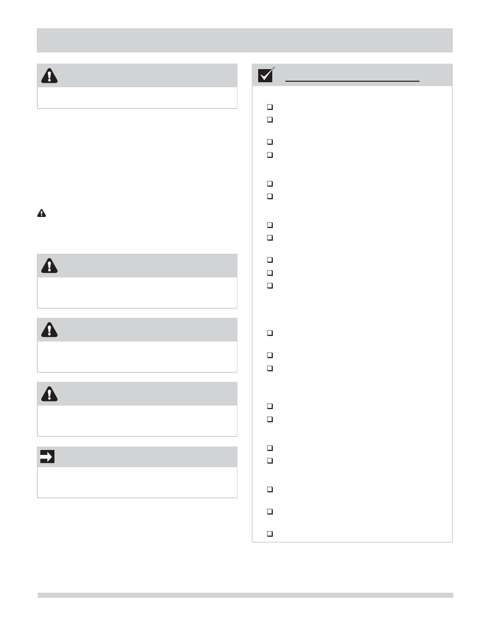 Important safety instructions, Installation checklist, Warning | Important, Danger, Caution | FRIGIDAIRE FARG4044MW User Manual | Page 3 / 60