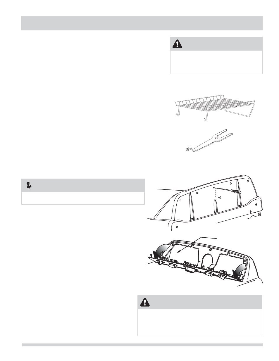 Accessoires, Attention, Remarque | Avertissement | FRIGIDAIRE FARG4044MW User Manual | Page 39 / 60