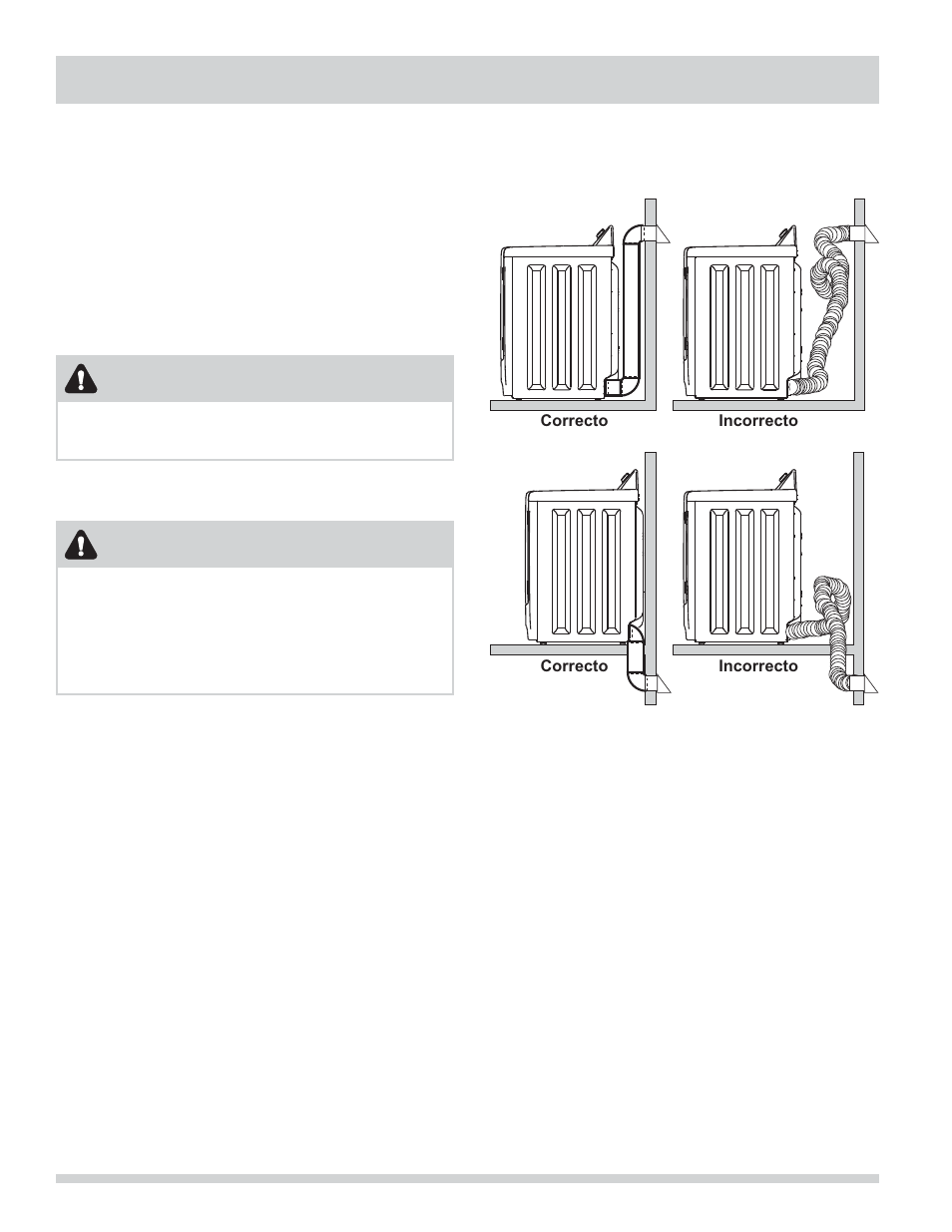 Requisitos de instalación, Advertencia | FRIGIDAIRE FARG4044MW User Manual | Page 46 / 60