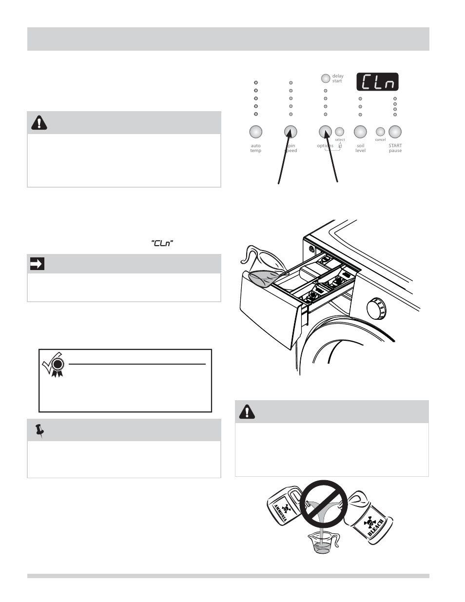 Care and cleaning, Warning, Important | Caution | FRIGIDAIRE FAFW3801LW User Manual | Page 20 / 30