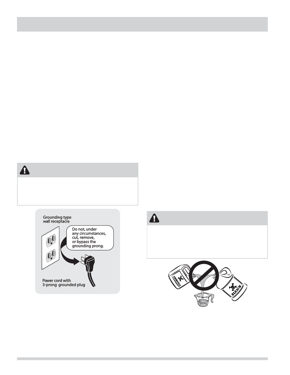 Important safety instructions, Warning | FRIGIDAIRE Affinity Washer FAHE1011MW User Manual | Page 4 / 22