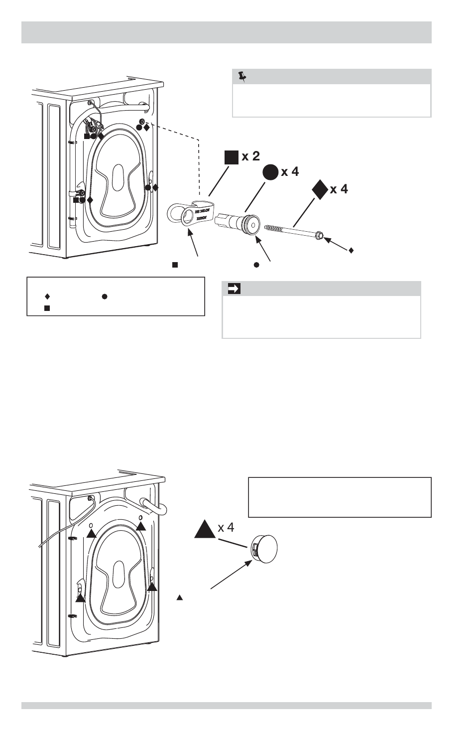 Instructions d’installation, X 4 x 2 x 4 | FRIGIDAIRE FFFS5115PA User Manual | Page 20 / 36