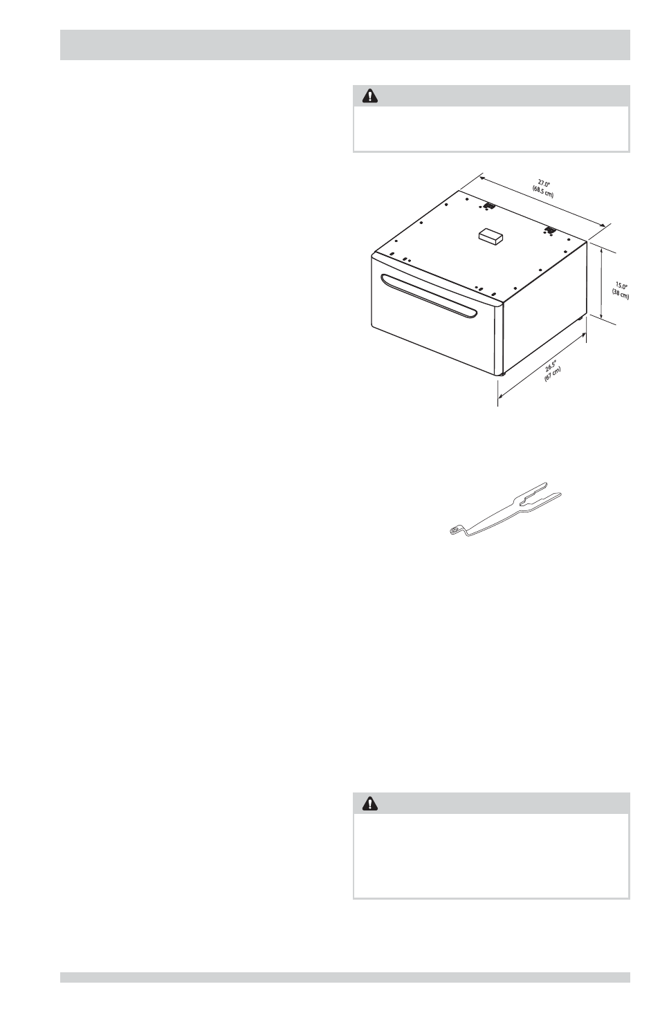 Accessoires, Attention, Avertissement | Pièces de rechange | FRIGIDAIRE FFFS5115PA User Manual | Page 23 / 36