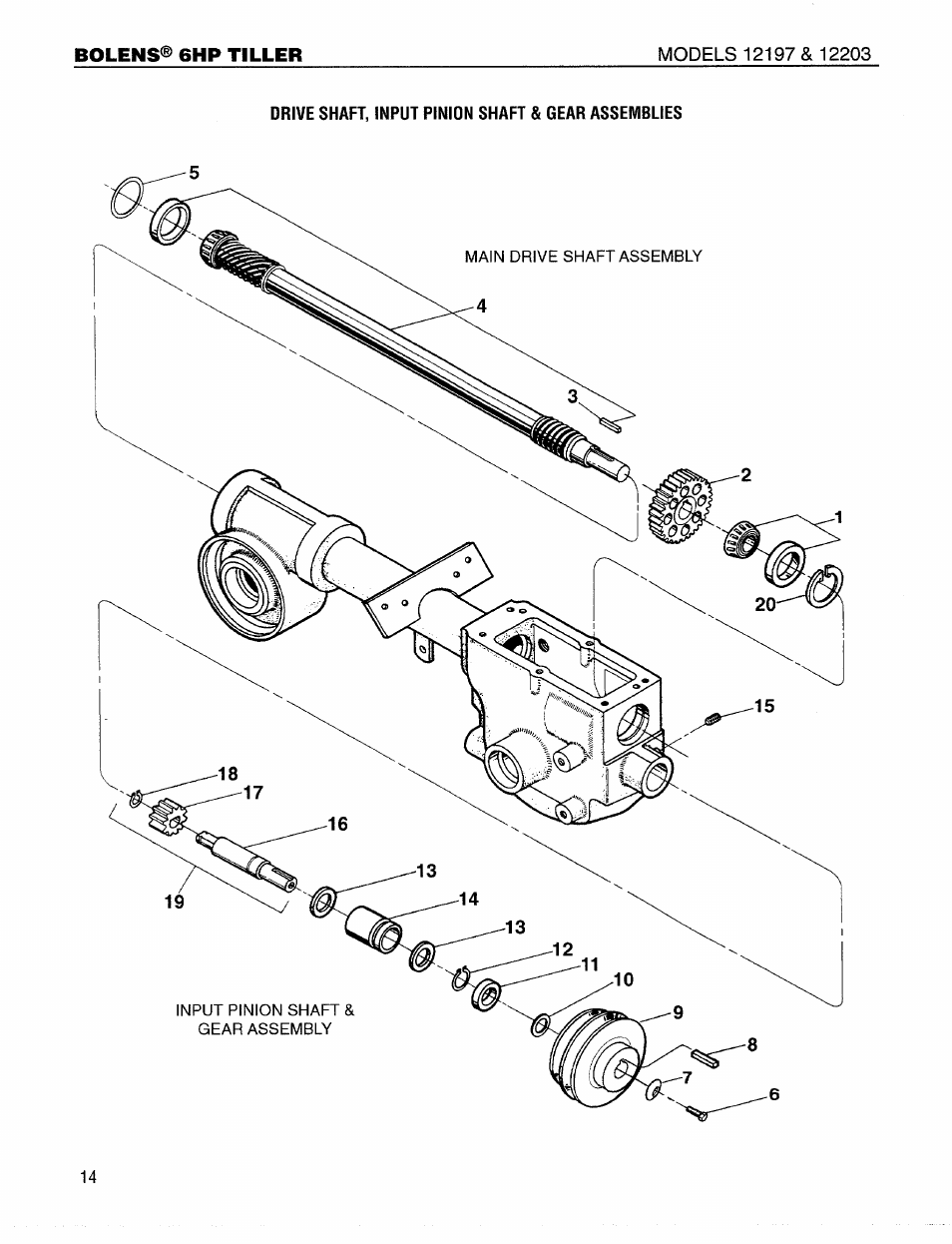 Bolens 12203 User Manual | Page 14 / 20