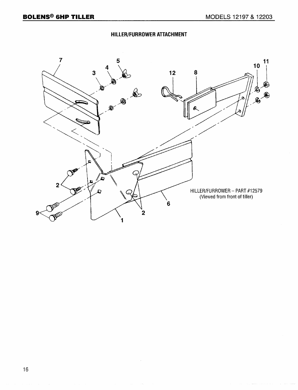 Bolens 12203 User Manual | Page 16 / 20