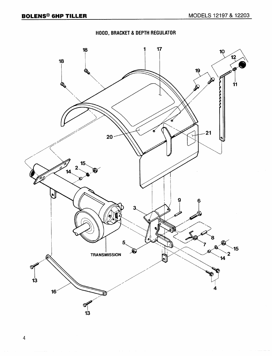 Bolens 12203 User Manual | Page 4 / 20