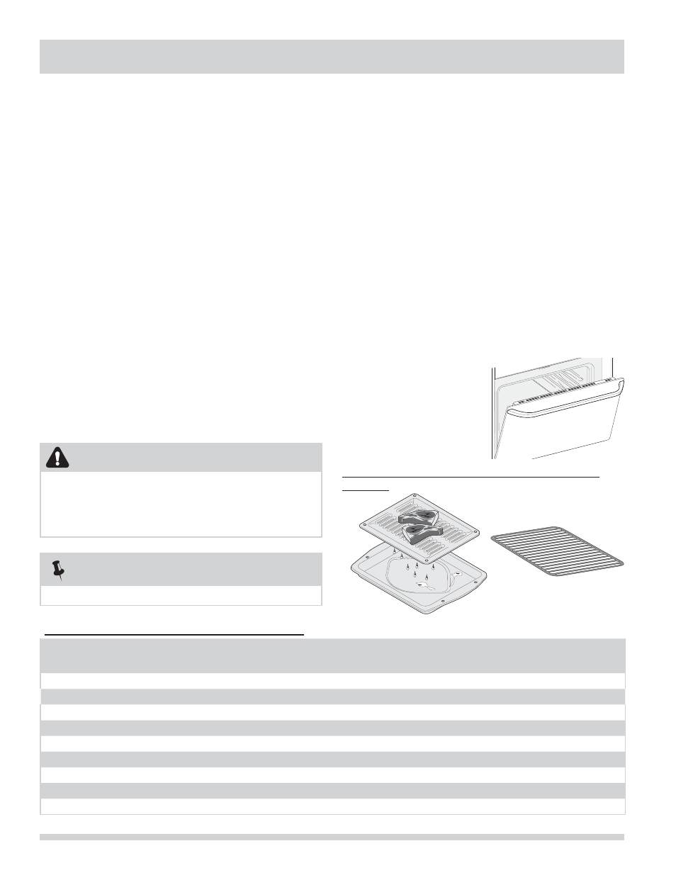 Setting main oven controls, Warning | FRIGIDAIRE FPEF4085KF User Manual | Page 20 / 36