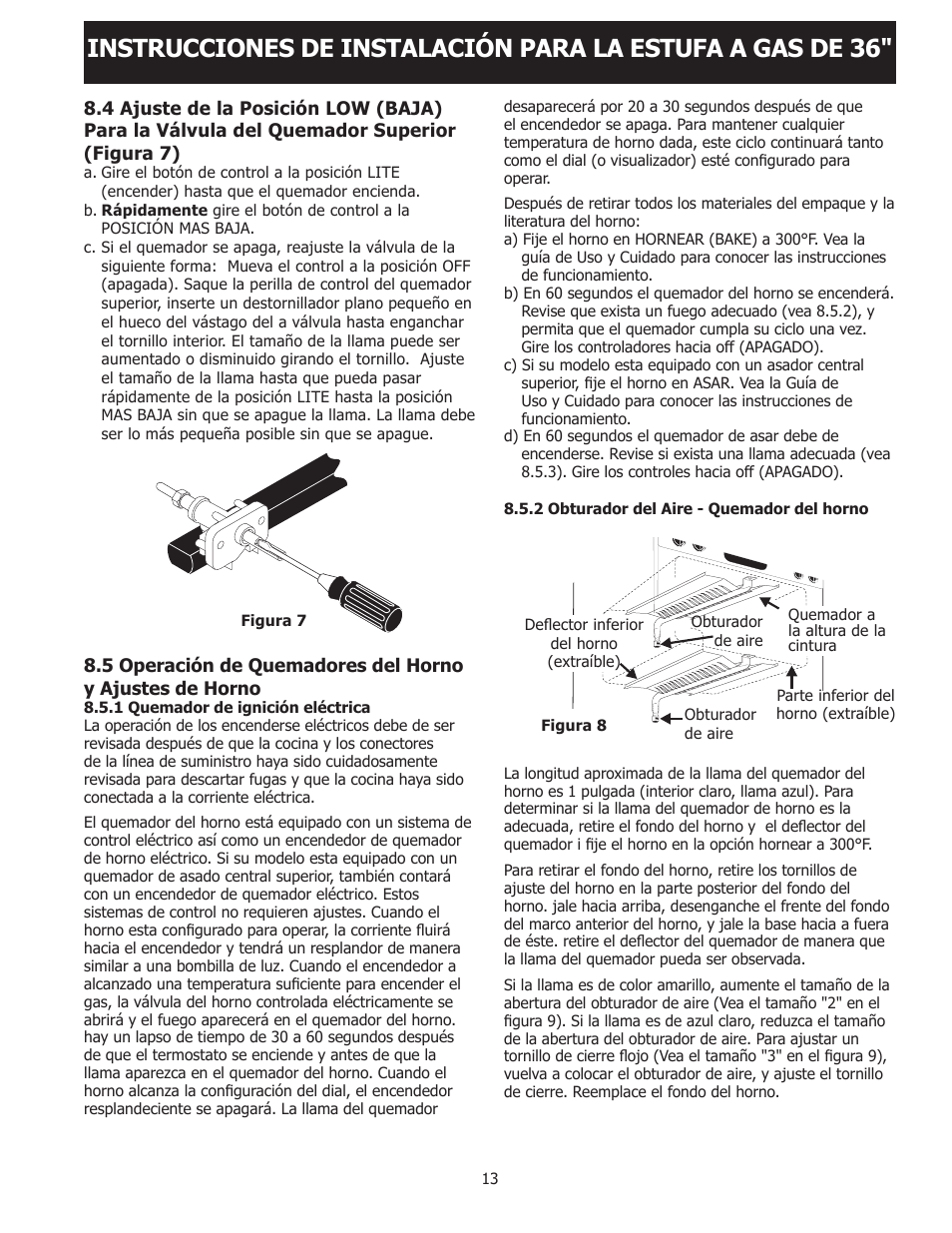 FRIGIDAIRE FPGF3685LS User Manual | Page 13 / 16