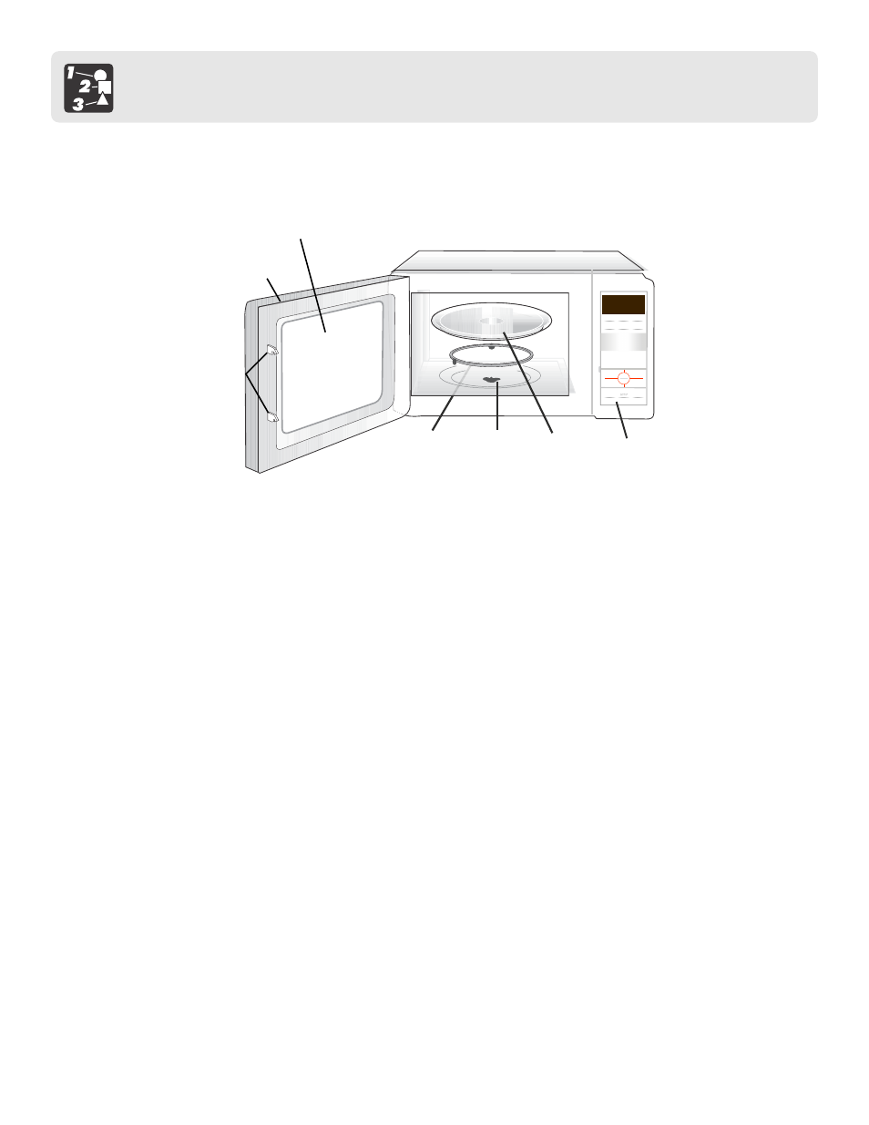 Microwave features, Features & specifications, Window | Turntable glass tray control panel | FRIGIDAIRE FFCT1278LS User Manual | Page 8 / 30