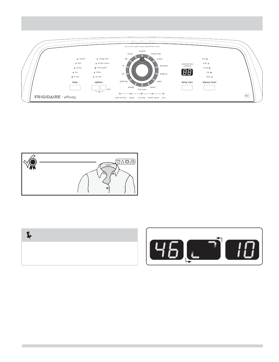 Operating instructions | FRIGIDAIRE FARE4044MW User Manual | Page 7 / 16