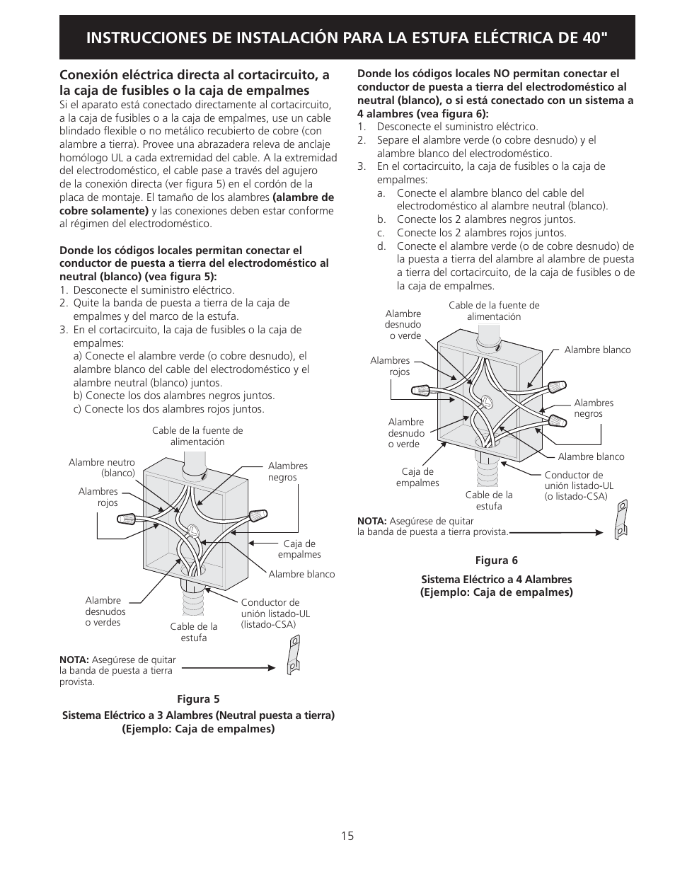 FRIGIDAIRE FPEF4085KF User Manual | Page 15 / 20