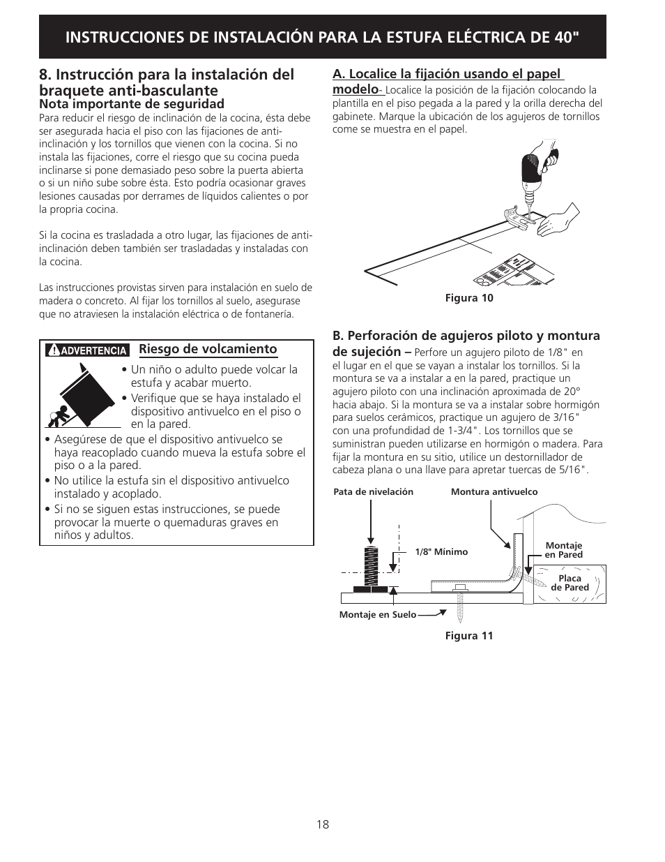 FRIGIDAIRE FPEF4085KF User Manual | Page 18 / 20
