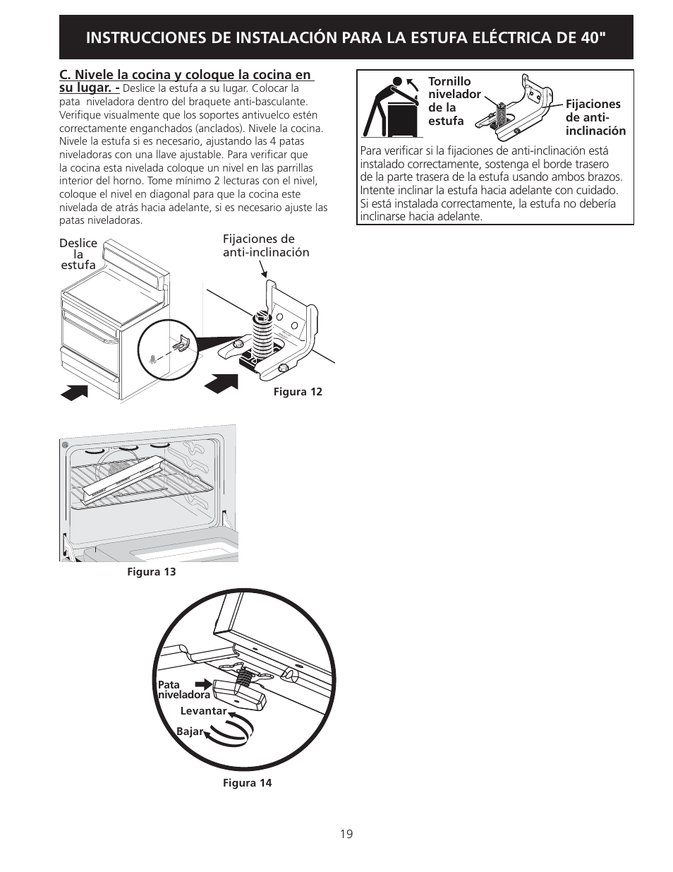 FRIGIDAIRE FPEF4085KF User Manual | Page 19 / 20