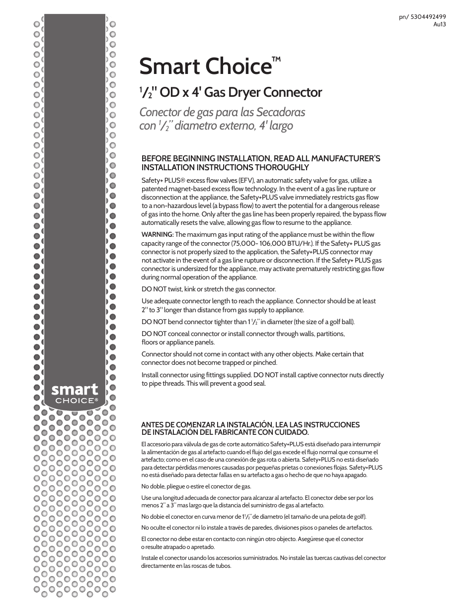 FRIGIDAIRE 5305515146 User Manual | 2 pages