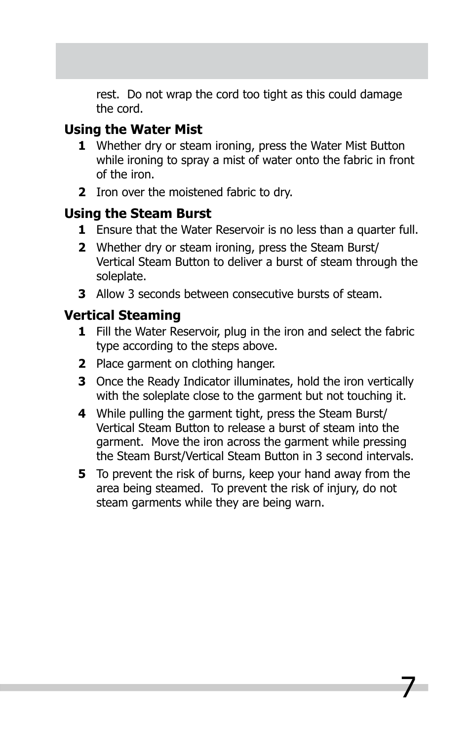 FRIGIDAIRE FAFI16D7MB User Manual | Page 7 / 10