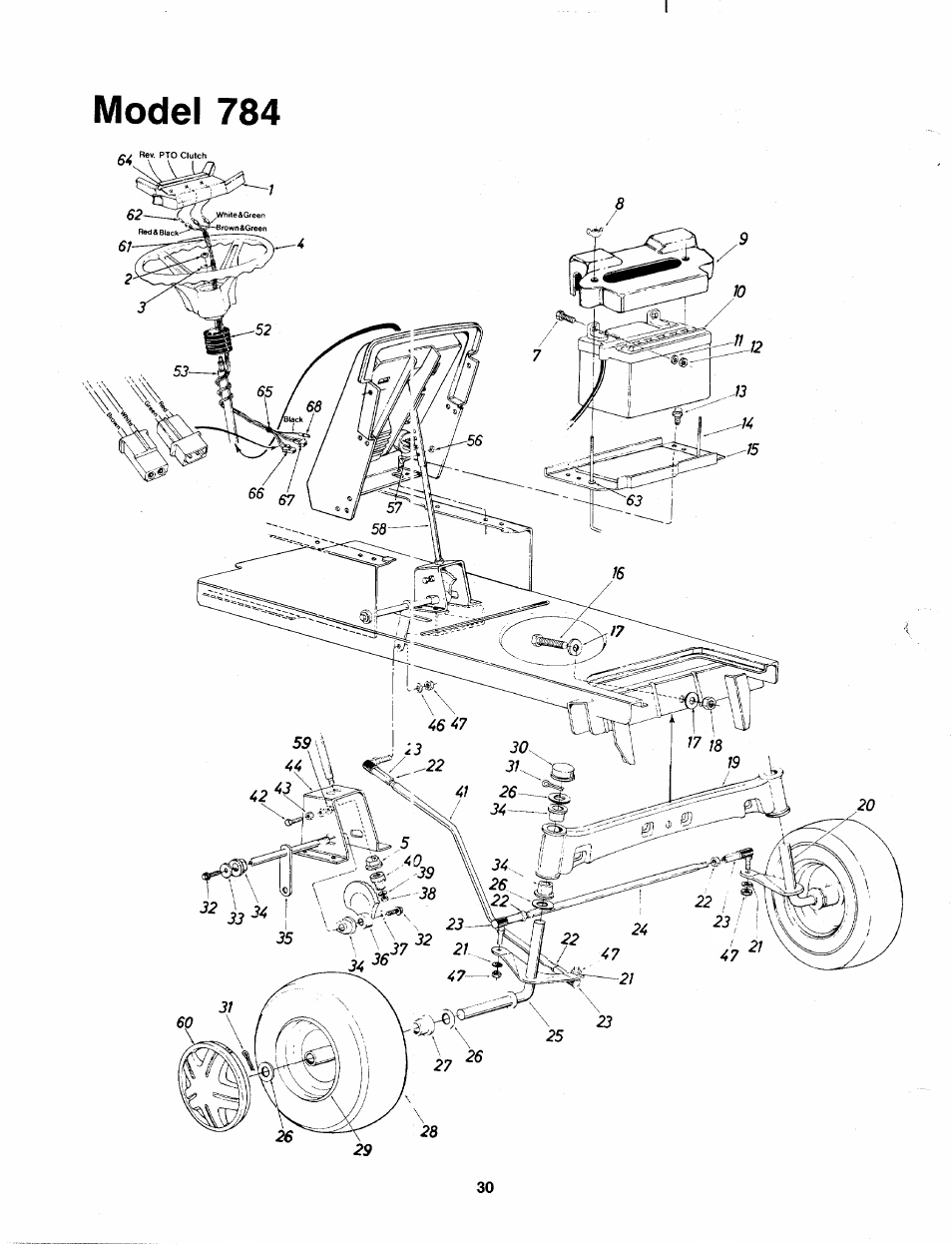 Model 784 | Bolens 138-784-401 User Manual | Page 30 / 36