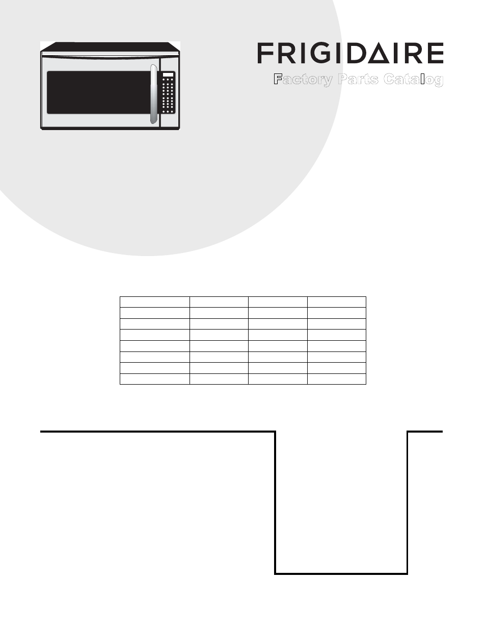 FRIGIDAIRE FGMV205KF User Manual | 8 pages